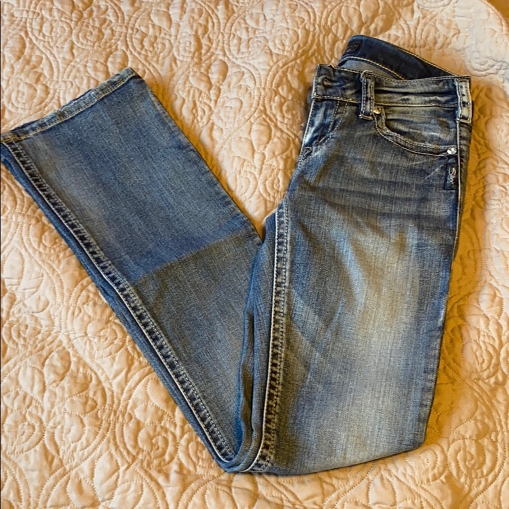 Silver jeans